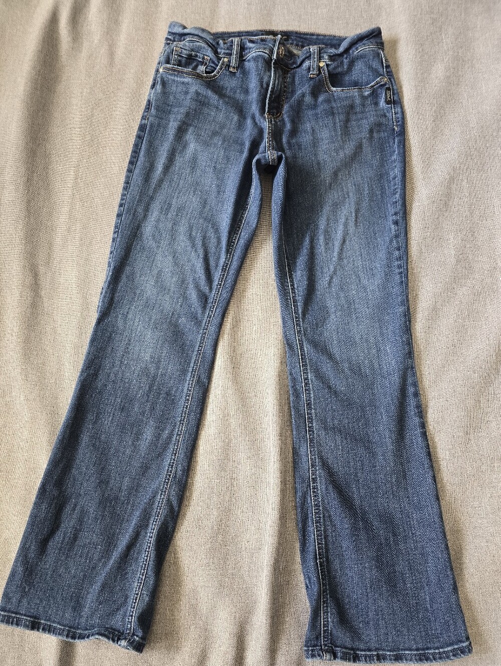 Silver Jeans Elyse Slim Boot  Jeans in Classic Blue Denim Size 31